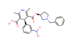 (S)-3-((S)-1-Benzylpyrrolidin-3-yl) 5-methyl 2,6-dimethyl-4-(3-nitrophenyl)-1,4-dihydropyridine-3,5-