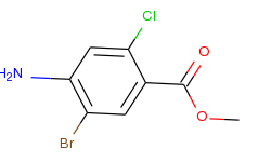 4-Amino-5-bromo-2-chloro-benzoic acid methyl ester