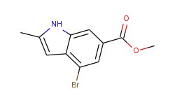 4-Bromo-2-methyl-1H-indole-6-carboxylic acid methyl ester