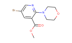 methyl 5-bromo-2-morpholinonicotinate