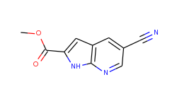 Methyl5-cyano-1H-pyrrolo[2,3-b]pyridine-2-carboxylate