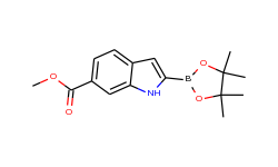 6-Methoxycarbonylindole-2-boronic acid pinacol ester