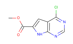 4-Chloro-7H-pyrrolo[2,3-d]pyrimidine-6-carboxylic acid methyl ester