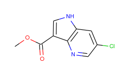 Methyl6-chloro-1H-pyrrolo[3,2-b]pyridine-3-carboxylate