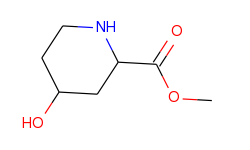 Methyl (2R,4R)-4-hydroxypiperidine-2-carboxylate