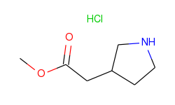 Methyl (R)-pyrrolidine-3-acetate hcl