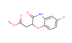 Methyl (6-chloro-2H-1,4-benzoxazin-3(4H)-one-2-yl) acetate