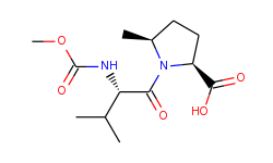 N-[2-(S)-[(Methoxycarbonyl)amino]-3-methylbutyryl]-(5S)-5-Methyl-L-proline