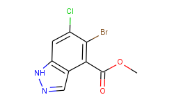 Methyl 5-bromo-6-chloro-1H-indazole-4-carboxylate