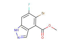 Methyl 5-bromo-6-fluoro-1H-indazole-4-carboxylate