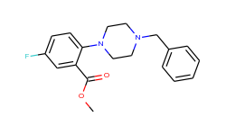 Methyl 2-(4-Benzylpiperazino)-5-fluorobenzoate