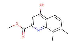 Methyl 4-hydroxy-7,8-dimethylquinoline-2-carboxylate