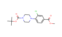 Methyl 4-(4-Boc-1-piperazinyl)-3-chlorobenzoate