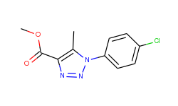 Methyl 1-(4-Chlorophenyl)-5-methyl-1,2,3-triazole-4-carboxylate