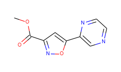 Methyl 5-(2-Pyrazinyl)isoxazole-3-carboxylate