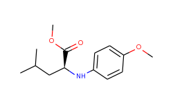 N-4-methoxy phenyl, L-leucine  methyl ester