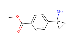 4-(1-Amino-cyclopropyl) –Benzoic acid Methyl ester