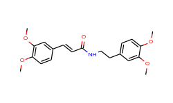 N-(2-(3,4-dimethoxyphenyl)ethyl)-3,4-dimethoxycinnamic acid amide