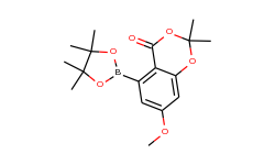 7-methoxy-2,2-dimethyl-5-(4,4,5,5-tetramethyl-1,3,2-dioxaborolan-2-yl)-4H-benzo[d][1,3]dioxin-4-one