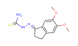 5,6-dimethoxy-1-indanone thiosemicarbazone