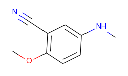 2-methoxy-5-(methylamino)benzonitrile