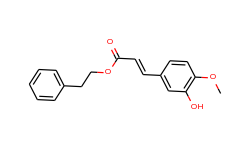 (E)-Phenethyl 3-(3-hydroxy-4-methoxyphenyl)acrylate