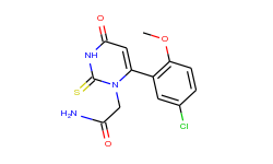 2-(6-(5-Chloro-2-methoxyphenyl)-4-oxo-2-thioxo-3,4-dihydropyrimidin-1(2H)-yl)acetamide