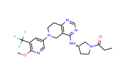 1-{(S)-3-[6-(6-methoxy-5-trifluoromethyl-pyridin-3-yl)-5,6,7,8-tetrahydro-pyrido[4,3-d]pyrimidin-4-y