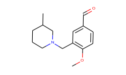 4-Methoxy-3-[(3-methylpiperidin-1-yl)methyl]-benzaldehyde