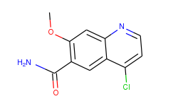 7-methoxy-4-chloro-quinoline-6-carboxamide