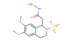 2-[6,7-dimethoxy-2-(methylsulfonyl)-1,2,3,4-tetrahydroisoquinolin-1-yl]acetohydrazide