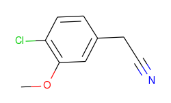 2-(4-Chloro-3-methoxyphenyl)acetonitrile