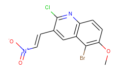 E-5-Bromo-2-chloro-6-methoxy-3-(2-nitro)vinylquinoline