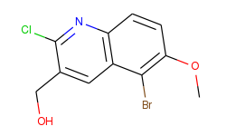 5-Bromo-2-chloro-6-methoxyquinoline-3-methanol