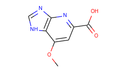 7-​methoxy-​1H-​imidazo[5,​4-​e]​pyridine-​5-​carboxylic acid