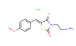 (5E)-3-(2-aminoethyl)-5-(4-methoxybenzylidene)-1,3-thiazolidine-2,4-dione hydrochloride