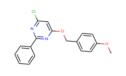 6-Chloro-2-phenyl-4-pyrimidinyl4-methoxybenzylether