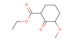 Cyclohexanecarboxyli​c acid, 3-​methoxy-​2-​oxo-​, ethyl ester