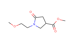 Methyl 1-(2-Methoxyethyl)-2-oxopyrrolidine-4-carboxylate