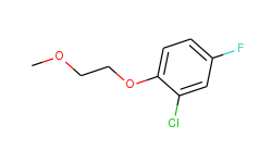 2-Chloro-4-fluoro-1-(2-methoxyethoxy)benzene