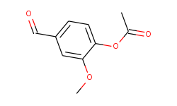 4-Formyl-2-methoxyphenyl acetate