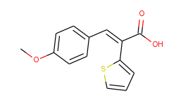 (2Z)-3-(4-methoxyphenyl)-2-thien-2-ylacrylic acid