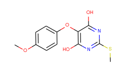 5-(4-Methoxyphenoxy)-2-(methylthio)pyrimidine-4,6-diol