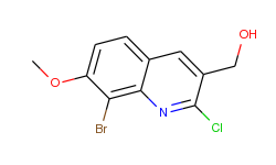 8-Bromo-2-chloro-7-methoxyquinoline-3-methanol