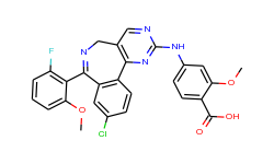 4-((9-Chloro-7-(2-fluoro-6-methoxyphenyl)-5H-benzo[c]pyrimido[4,5-e]azepin-2-yl)amino)-2-methoxybenz