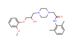 N-(2,6-Dimethylphenyl)-2-(4-(2-hydroxy-3-(2-methoxyphenoxy)propyl)piperazin-1-yl)acetamide