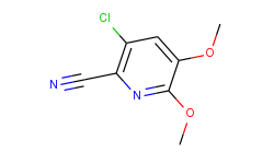 3-Chloro-5,6-dimethoxypicolinonitrile