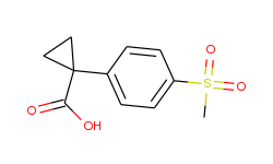 1-[4-(METHYLSULFONYL)PHENYL]CYCLOPROPANECARBOXYLIC ACID