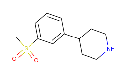 4-(3-(Methylsulfonyl)phenyl)piperidine