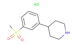 4-(3-(Methylsulfonyl)phenyl)piperidine hydrochloride